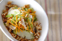 セロリのゴマ和え