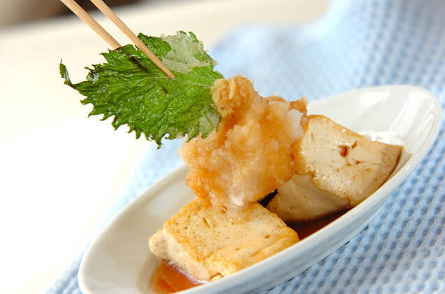 おろしのせ揚げ豆腐の作り方の手順6