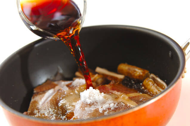 カレイの煮付けの作り方の手順4
