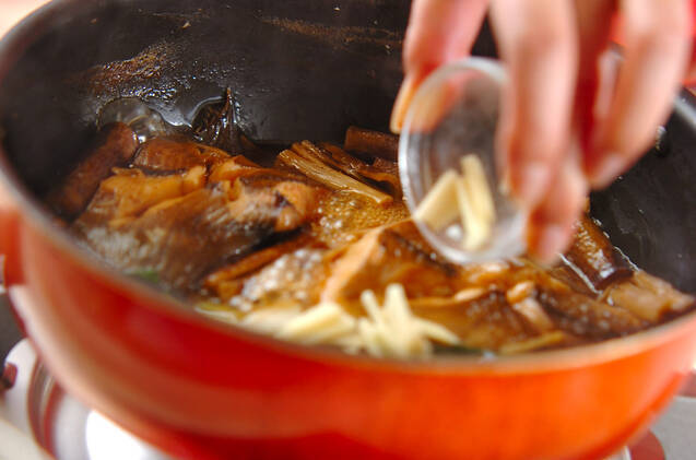 カレイの煮付けの作り方の手順6