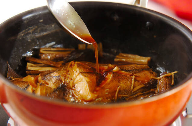 カレイの煮付けの作り方の手順5