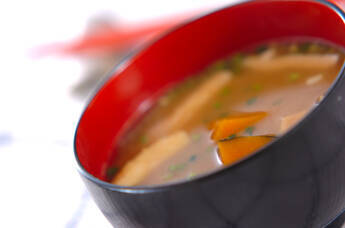 カボチャのみそ汁