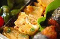 ネギ鶏の卵焼き