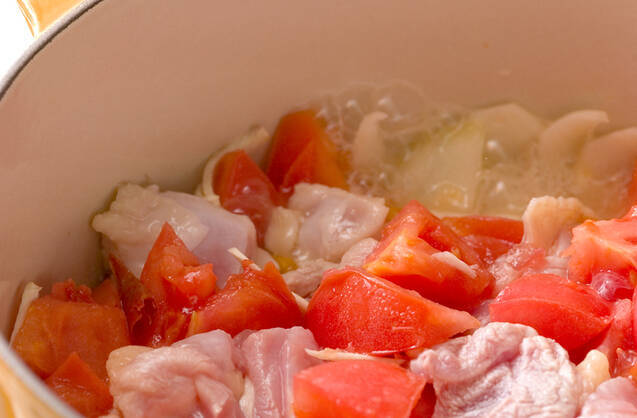 鶏ももトマト煮の作り方の手順2