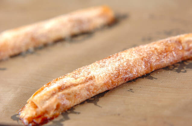 パリパリアップルアイス添えの作り方の手順3