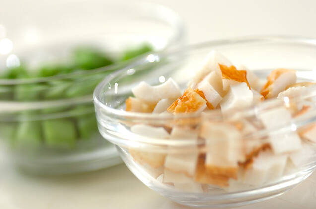 水煮大豆のサラダの作り方の手順2