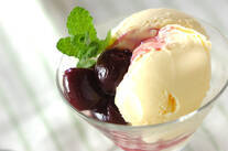 あったかソースがけアイス