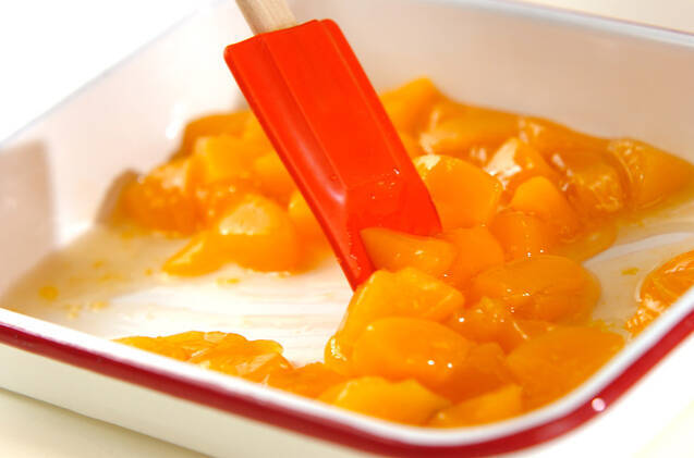 桃のバルサミコがけの作り方の手順2