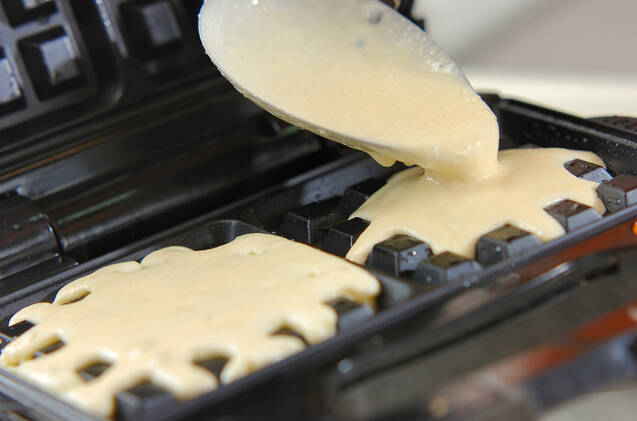 米粉ワッフルの作り方の手順10