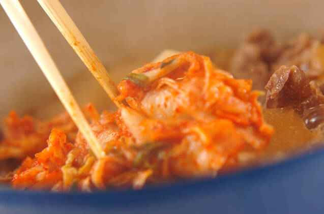大根とすじ肉の煮込みコリアン風の作り方の手順6