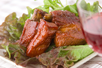 スペアリブのママレード煮