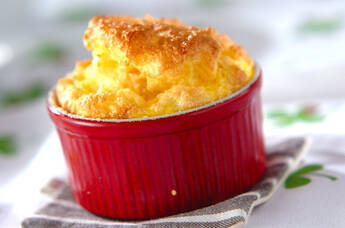 ホタテ入りスフレ