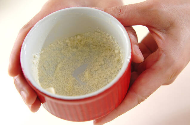 ホタテ入りスフレの作り方の手順2