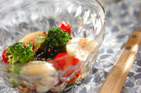 ホタテと海藻のヘルシーサラダ