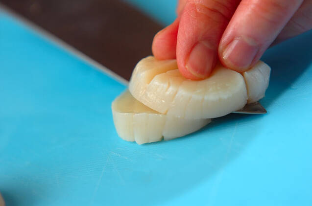 ホタテと海藻のヘルシーサラダの作り方の手順1