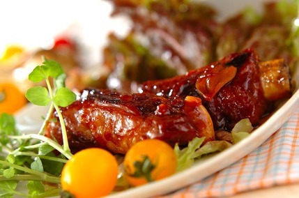 スペアリブのママレード煮