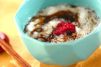 長芋ともずくの酢の物