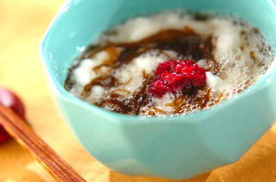 長芋ともずくの酢の物 副菜 レシピ 作り方 E レシピ 料理のプロが作る簡単レシピ