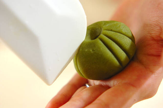 カボチャの練り切りの作り方の手順6