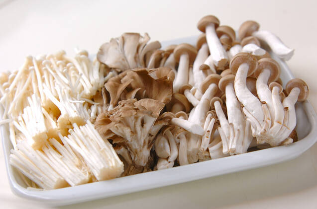 キノコのユズ風味和えの作り方の手順1