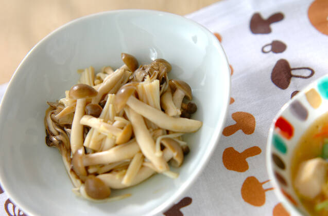 キノコのユズ風味和え