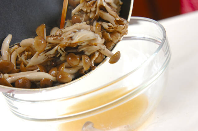 キノコのユズ風味和えの作り方の手順6