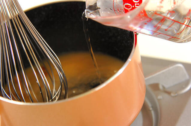 チキンラーメンで 担々麺の作り方の手順6