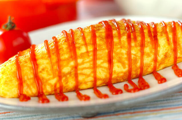 たっぷり玉ネギのオムレツ