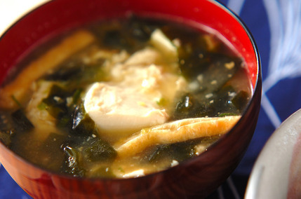 豆腐の田舎みそ汁