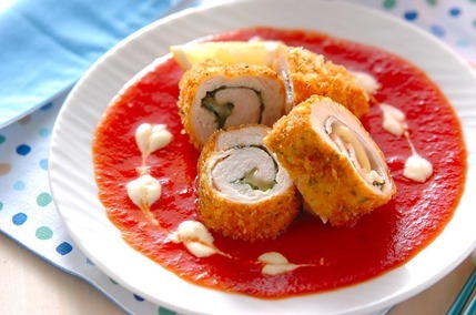 チキンのロールカツ