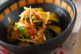 ピリ辛たたきキュウリ