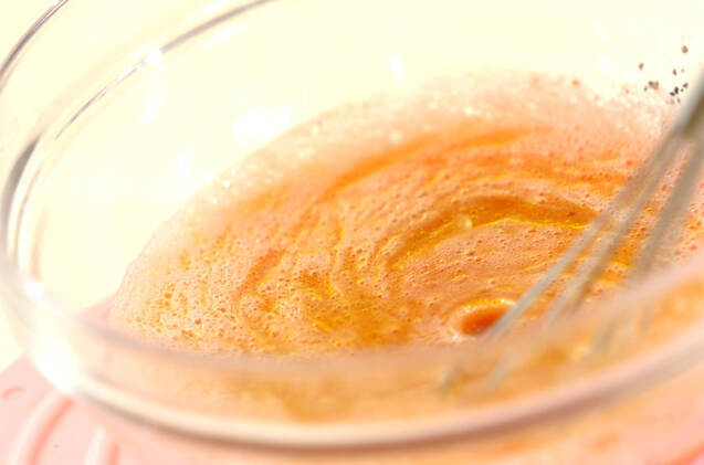 トマトドレッシングのサラダの作り方の手順3