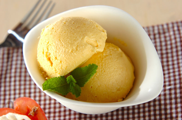 マンゴーアイスクリームの画像