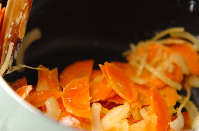 キャロットポタージュの作り方の手順3