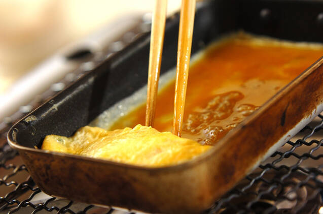 味付きチリメンジャコ入り卵焼きの作り方の手順2