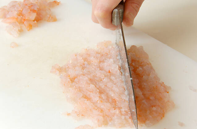 タケノコのエビはさみ揚げの作り方の手順2