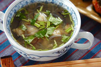 たっぷりホタテと春雨のあっさりスープ