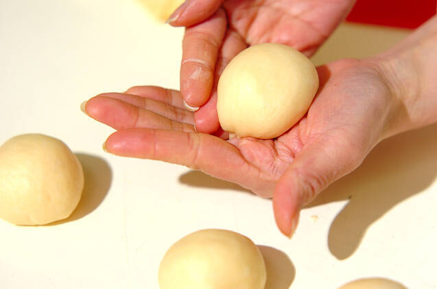 葉っぱ模様のメロンパンの作り方の手順22