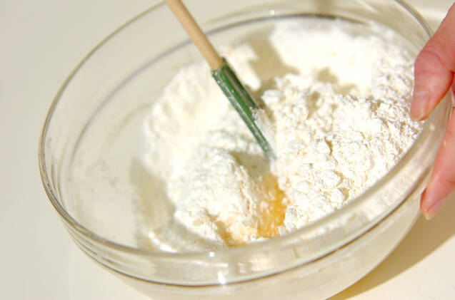 葉っぱ模様のメロンパンの作り方の手順6