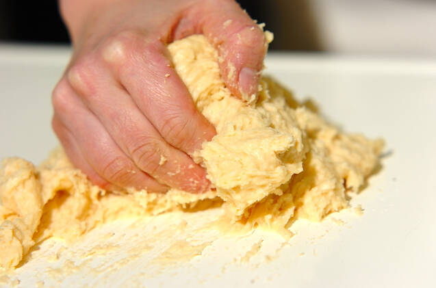 葉っぱ模様のメロンパンの作り方の手順13