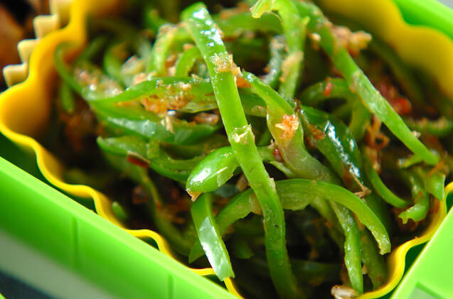 ピーマンのかつおポン酢