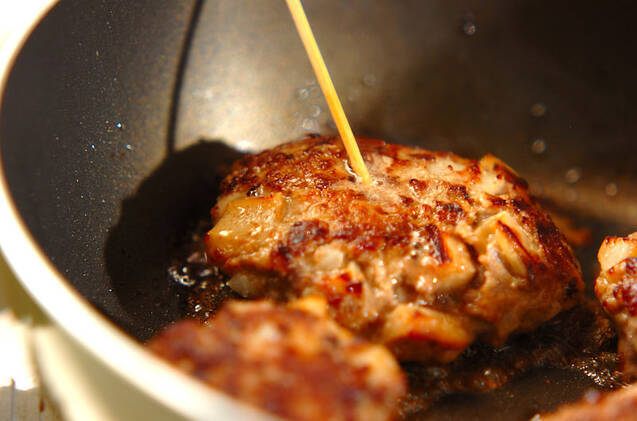 レンコン入りハンバーグの作り方の手順6