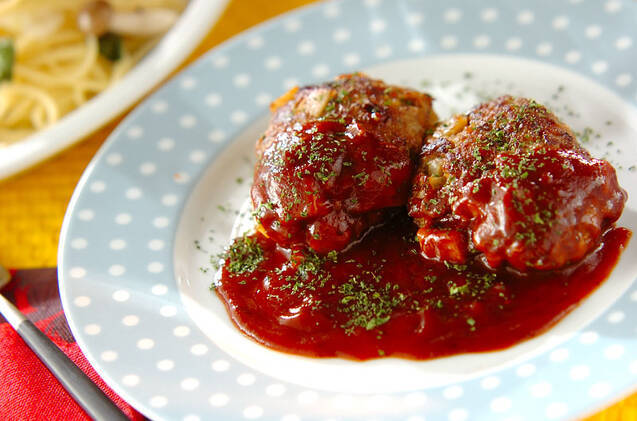 レンコン入りハンバーグ