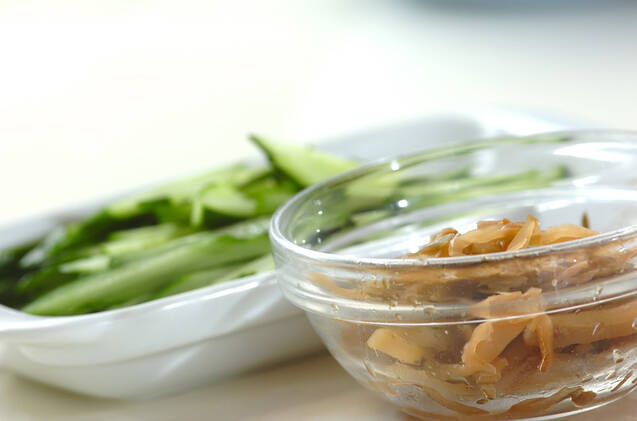 ザーサイのまぜまぜ小鉢の作り方の手順1