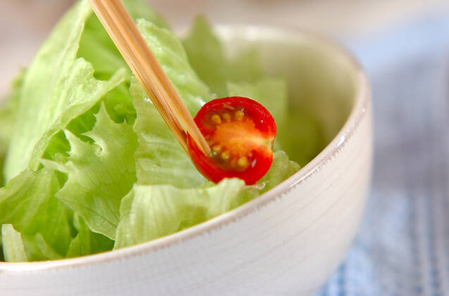 パリパリレタスサラダの作り方の手順4