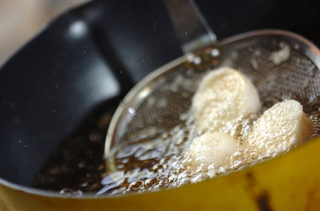 山椒フライド里芋の作り方の手順2