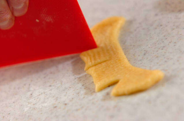 サンタとトナカイのなかよしパンの作り方の手順5