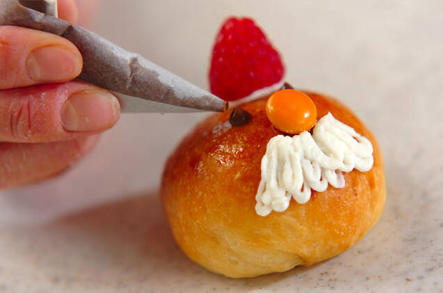 サンタとトナカイのなかよしパンの作り方の手順8