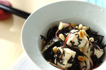 ヒジキと豆腐のサラダ