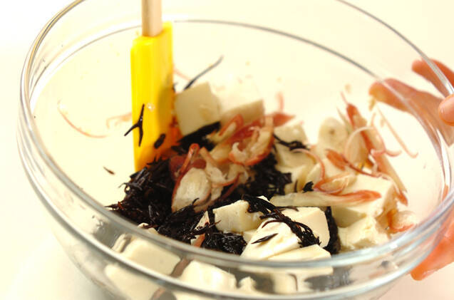 ヒジキと豆腐のサラダの作り方の手順6